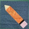 Patchwork Pencil quilt block
