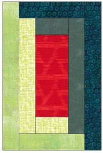 bullseye block log cabin