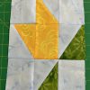 yellow flower quilt block