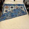 Compass quilt back