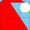 red and white santa hat quilt block red and white santa hat quilt block