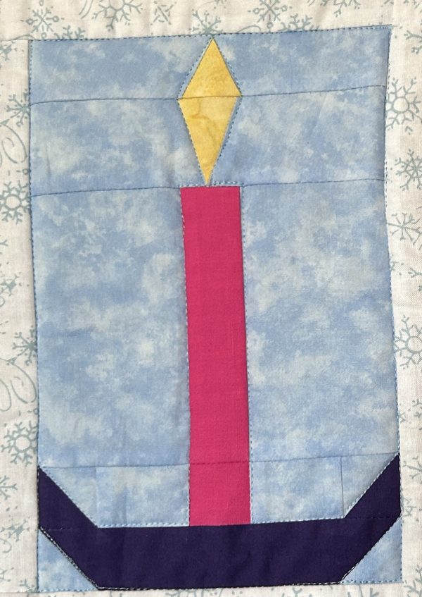 candle quilt block candle quilt block